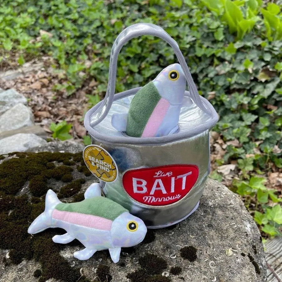 FISH BUCKET PUZZLE DOG TOY