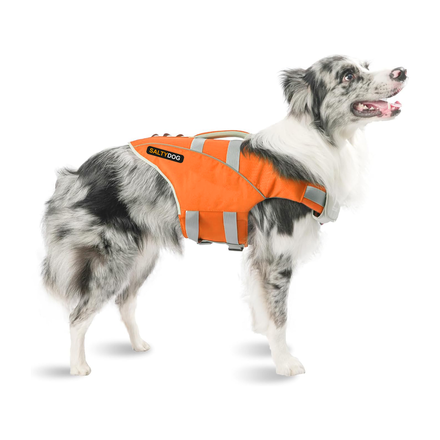 Dog Life Jacket - Malibu Orange Waverider